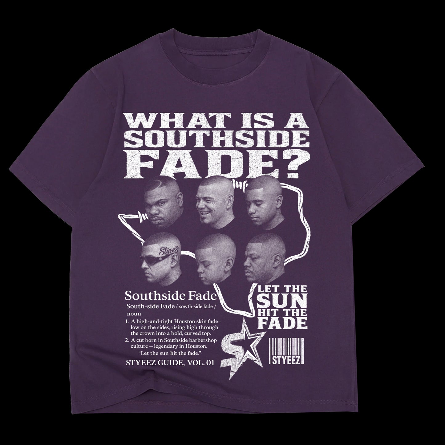 What Is A Southside Fade? T shirt (Purp)